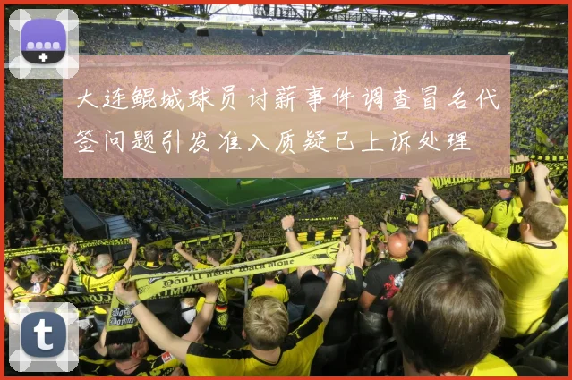 大连鲲城球员讨薪事件调查冒名代签问题引发准入质疑已上诉处理