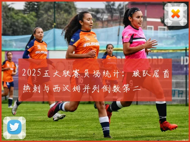 2025五大联赛负场统计：狼队居首热刺与西汉姆并列倒数第二